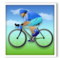 Person Biking - Medium emoji on LG